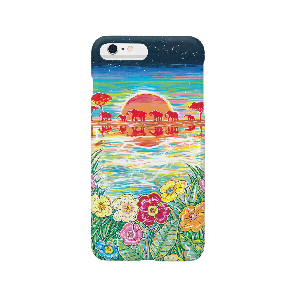 SACHI GRAPHIC ARTSのSUNSET Smartphone Case