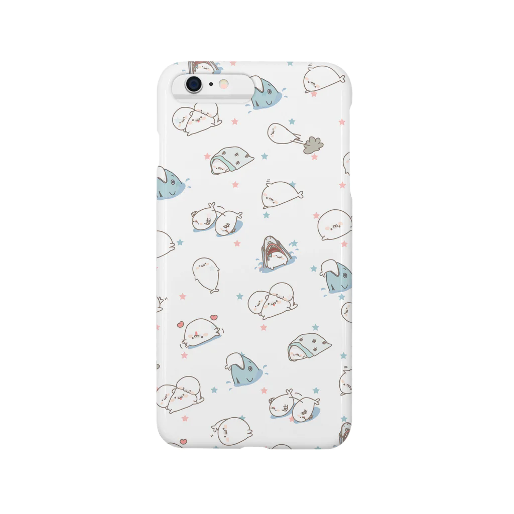 jellyfish@毒舌あざらしゲスくま公式のツンデレあざらし☆スマホケースiphone5/6/6plus共通デザイン Smartphone Case