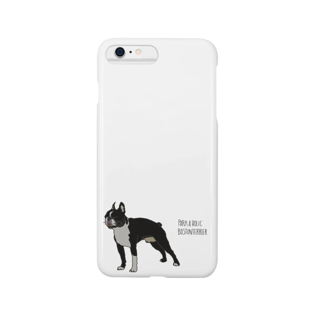 Park a Holic BostonterrierのPark a Holic Bostonterrier Smartphone Case