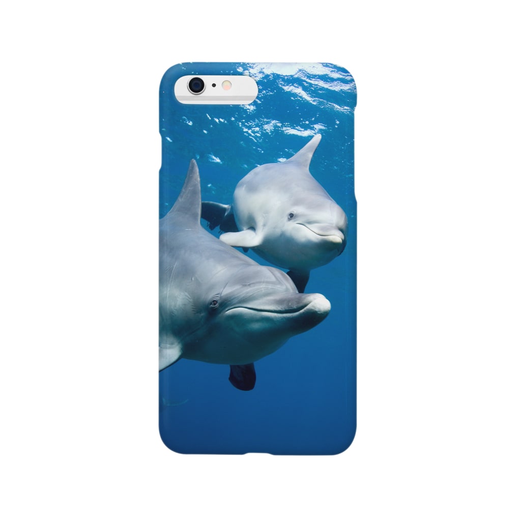 寄り添い泳ぐ赤ちゃんイルカ Ayano Amp Dolphin Ayanosuzukidolphin のスマホケース Iphoneケース 通販 Suzuri スズリ