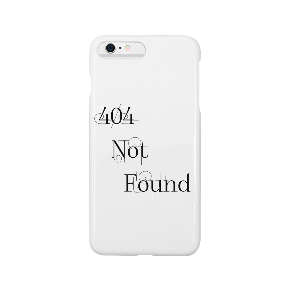 拓卯月@自己満足Youtuberの404 Not Found Smartphone Case