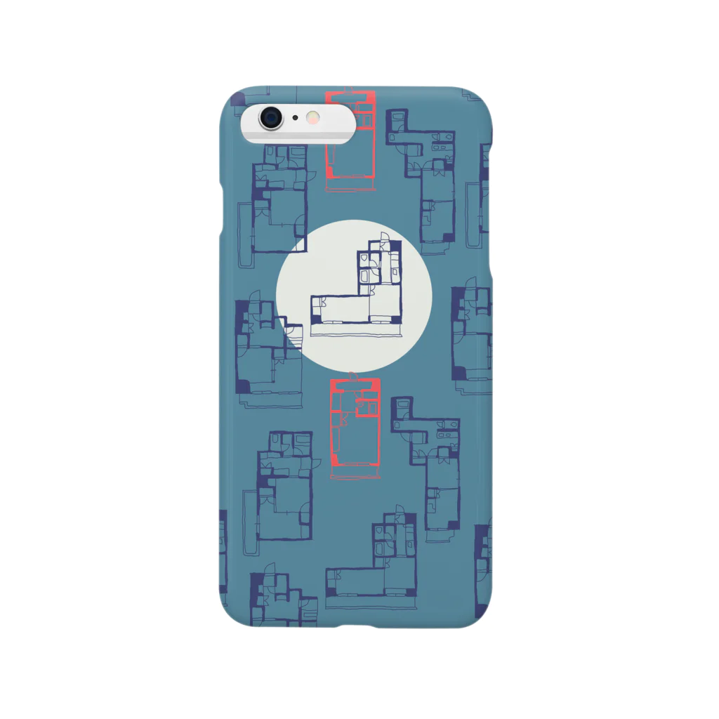 yumeco☂の間取り図(iphone case) スマホケース