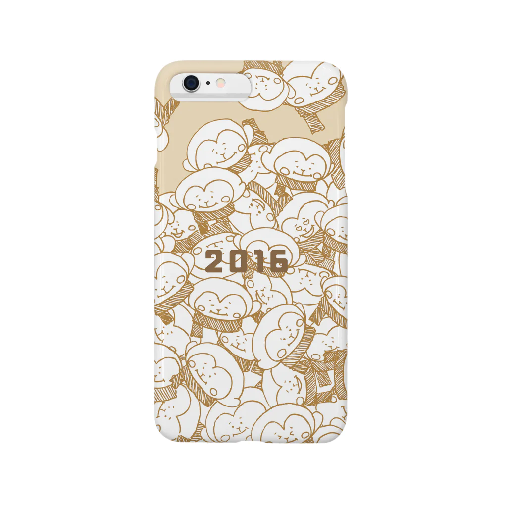 D-N-A Goods Shopの申年のおさるさんスマホケース2016 HAPPY NEW YEAR Smartphone Case