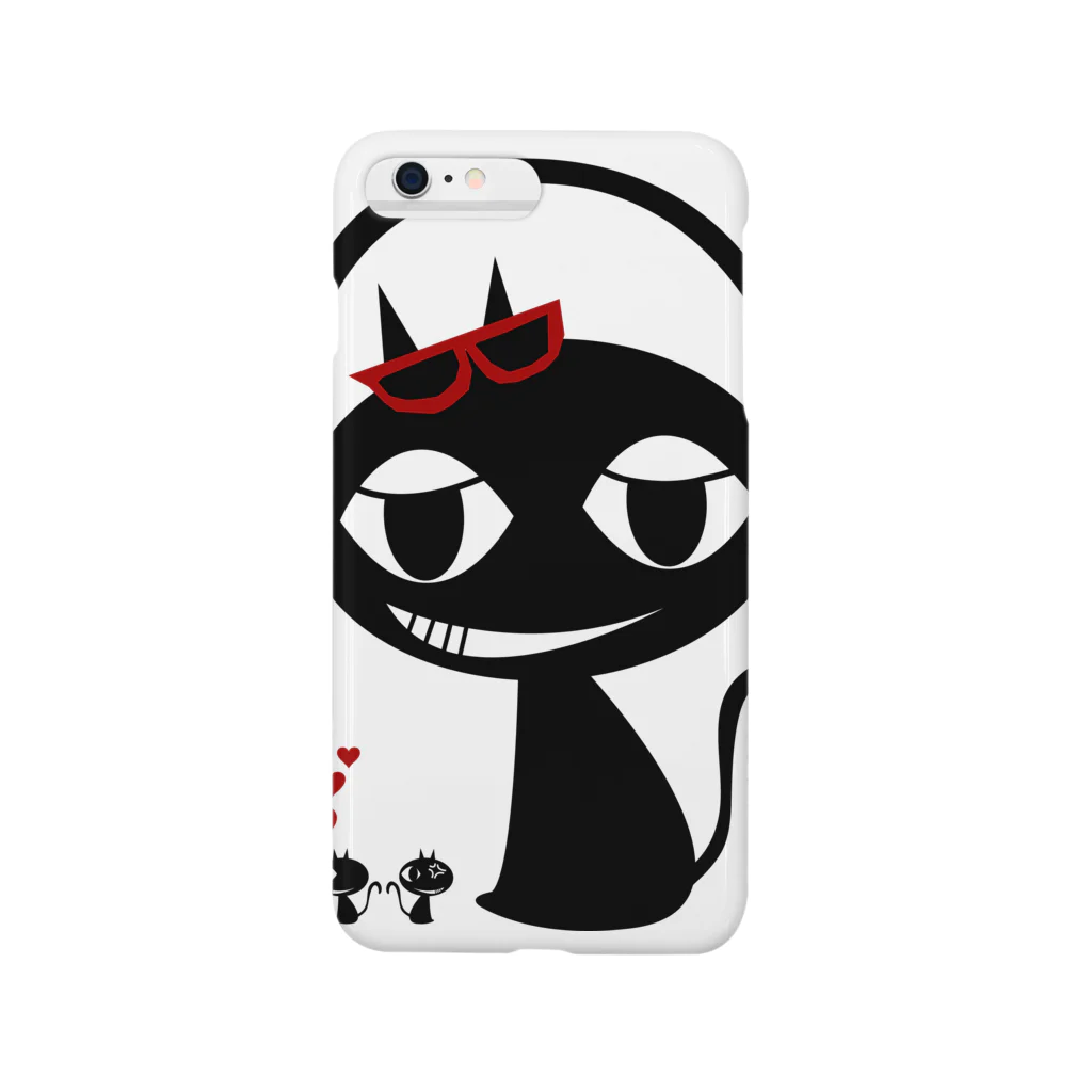 キャッティ（オフィシャル）ネコ好き集まれ!!のI LOVE MUSIC!! Smartphone Case