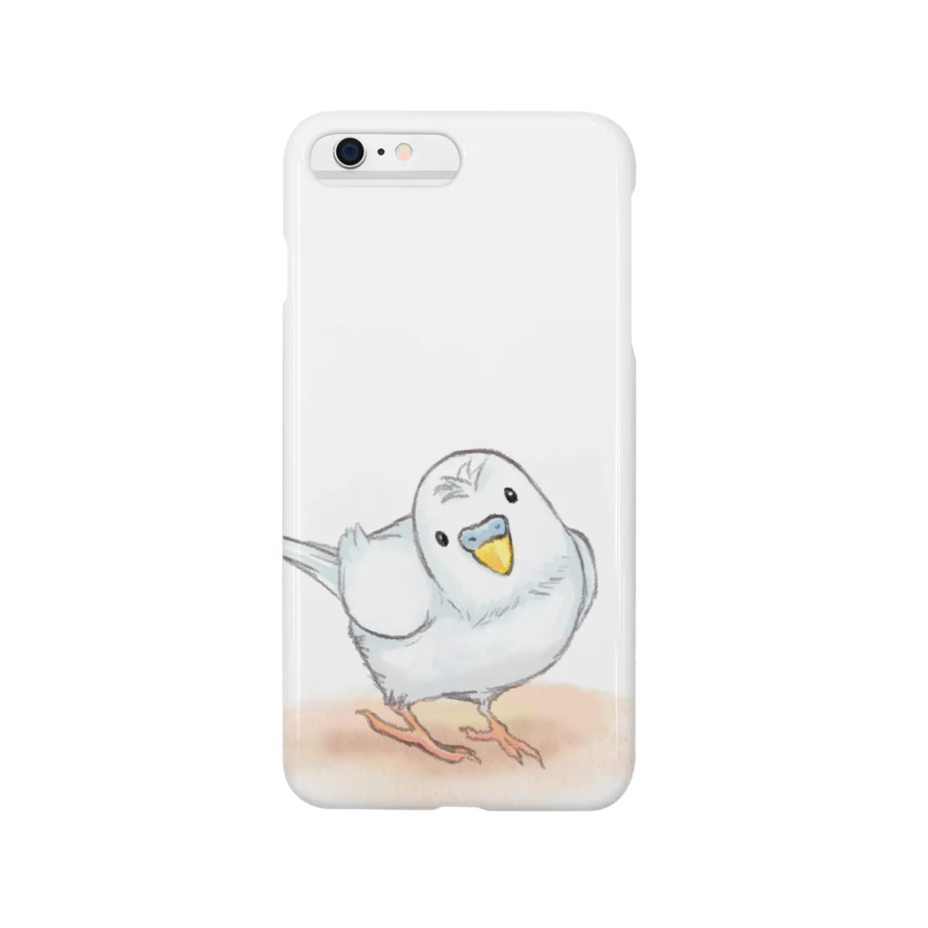 まめるりはことりのセキセイインコ　レティ【まめるりはことり】 Smartphone Case