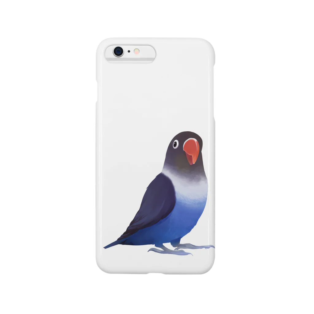 まめるりはことりのボタンインコ　おすましコバルトブルー【まめるりはことり】 Smartphone Case