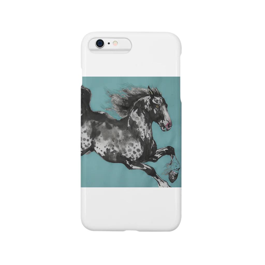 永久凍土の国の白夜の駈ける馬 Smartphone Case