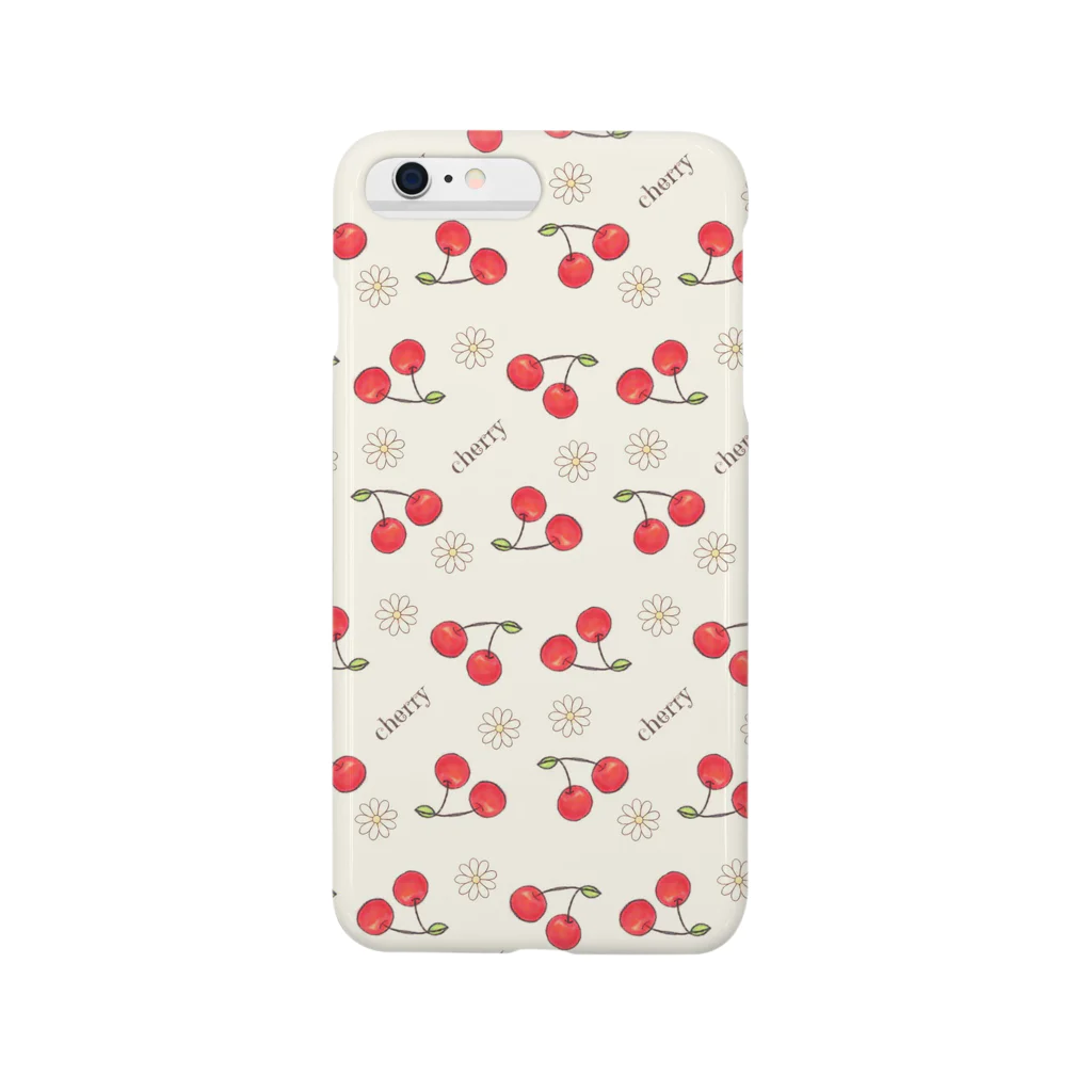 ChocoLapinのcherry＆marguerite Smartphone Case