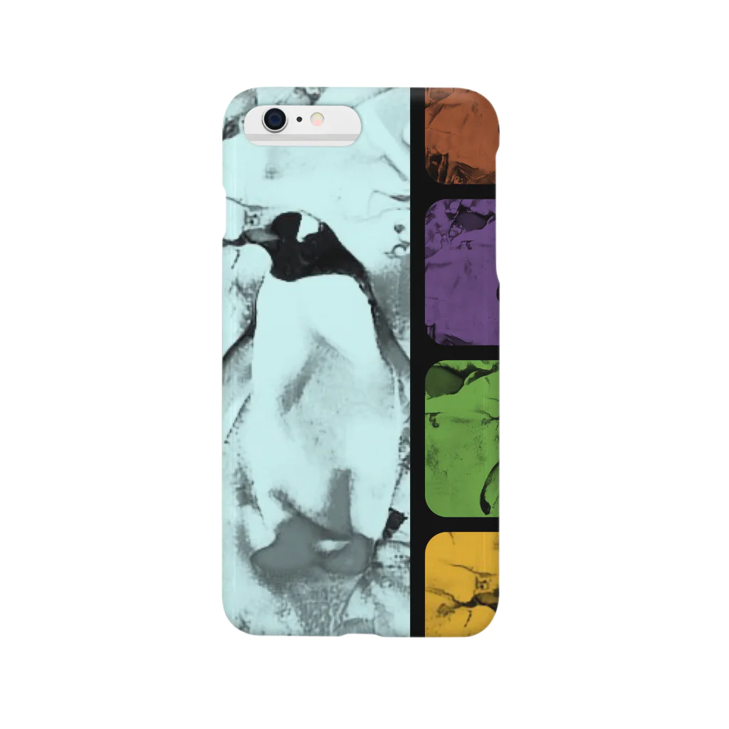 yoshica's design caféのペンギン[ダブル‐トーン（double tone）] Smartphone Case