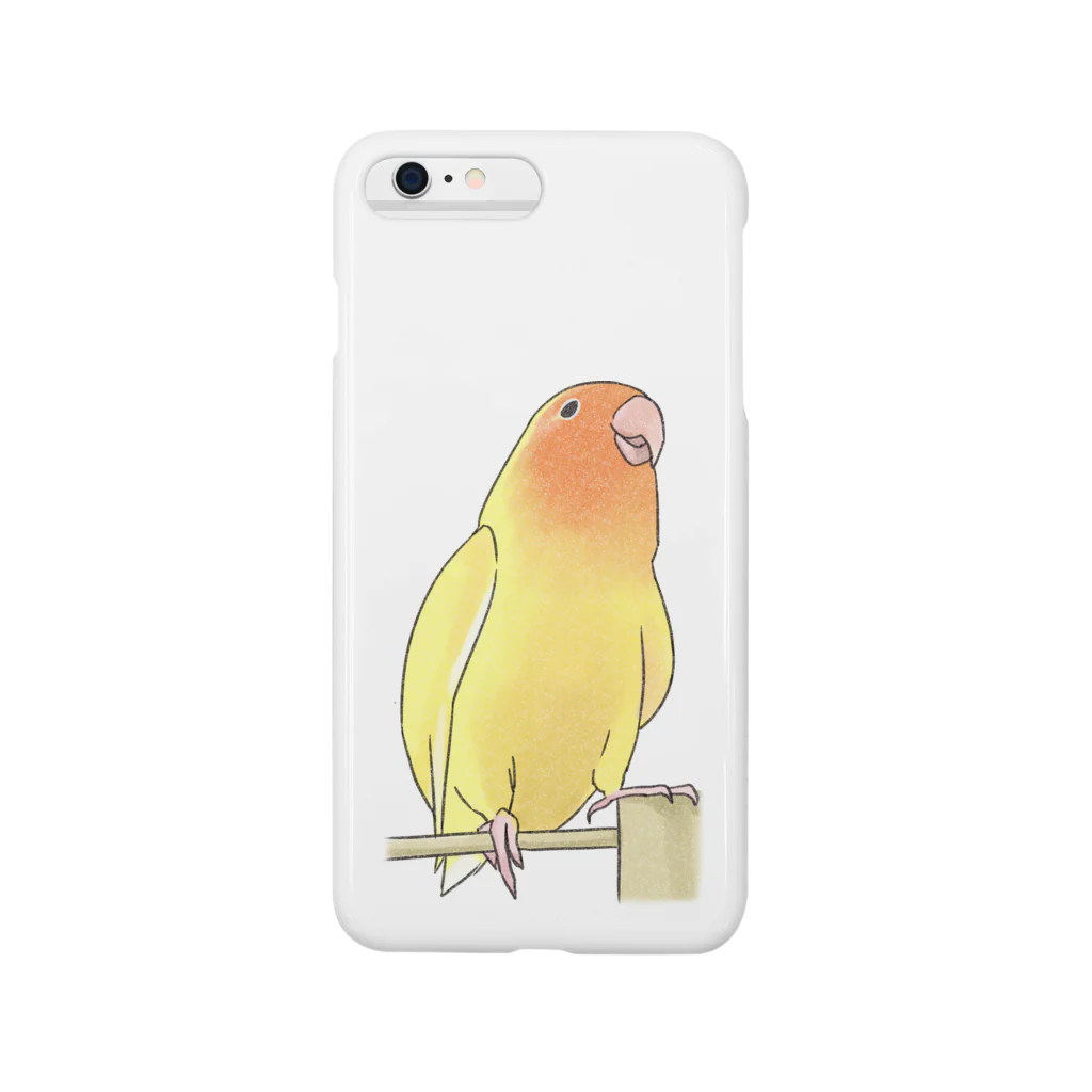 まめるりはことりの得意げ可愛い　コザクラインコちゃん【まめるりはことり】 Smartphone Case