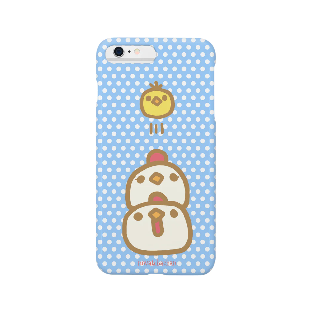 niwatebachanのなかよしおやこ（あお） Smartphone Case