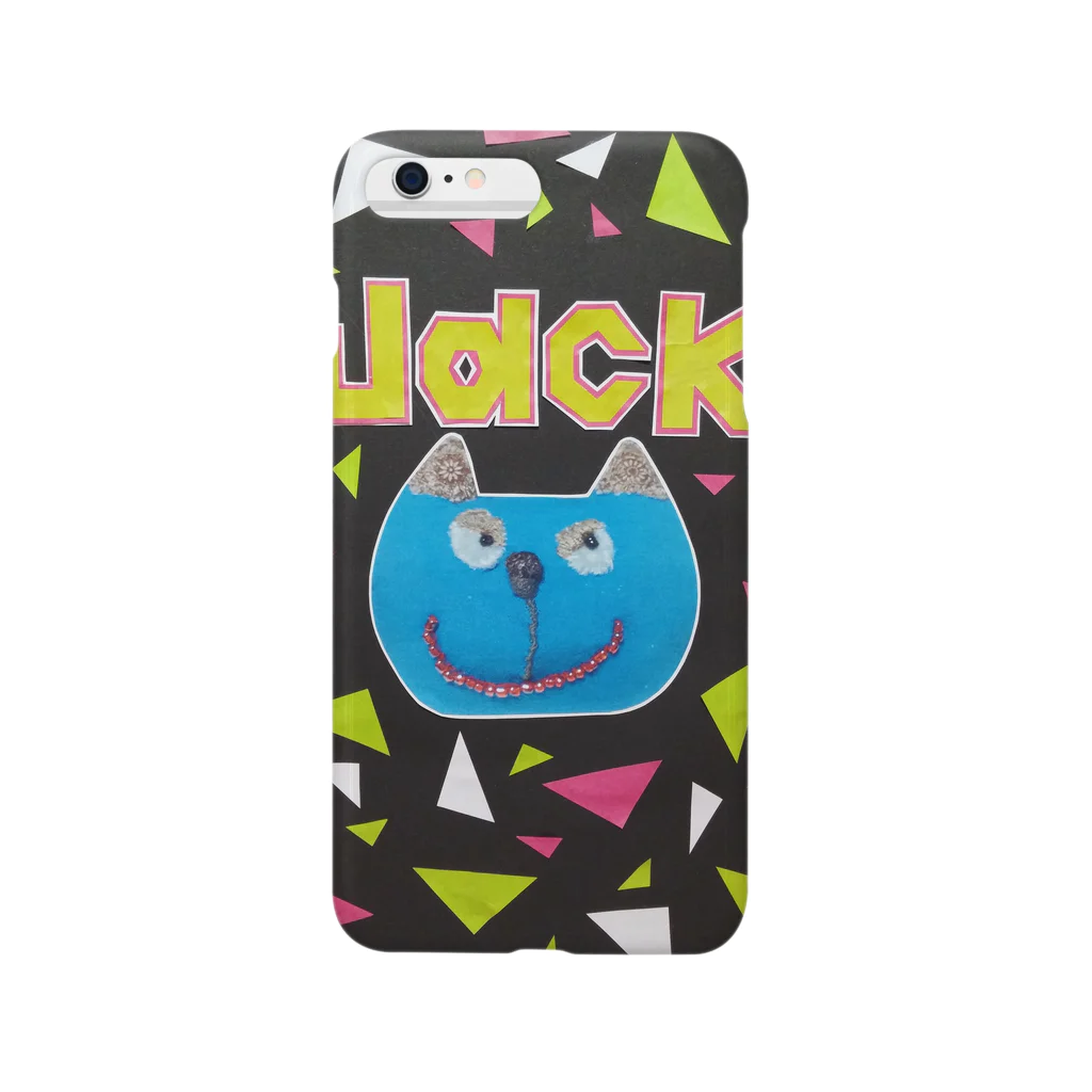 いじわる顔の猫『jack 』の猫『jack party』 Smartphone Case