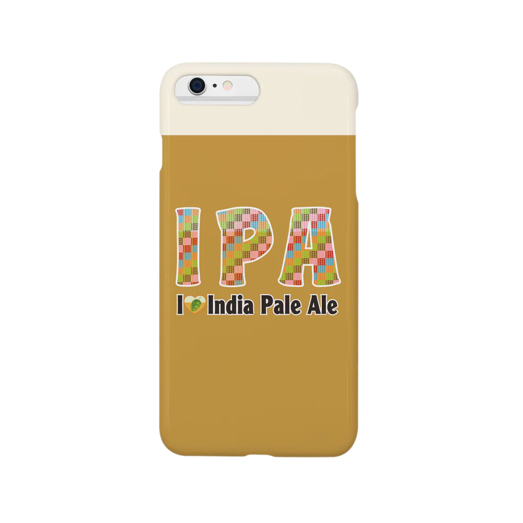 75worksのI LOVE IPA スマホケース