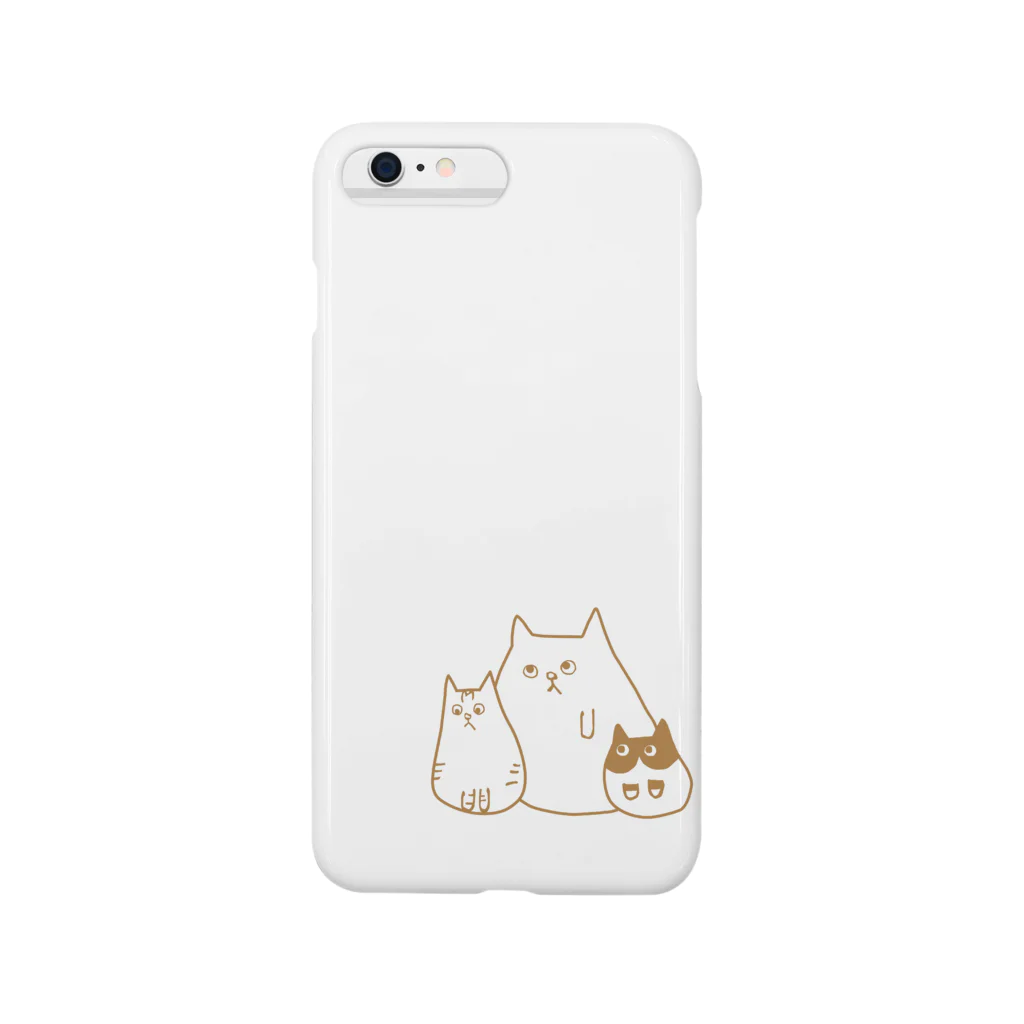 猫ひげ食堂のさん猫 Smartphone Case