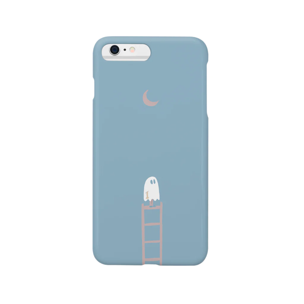 CHIMNEY雑貨店のななしのおばけちゃんの悪い夢-はしご[blue] Smartphone Case