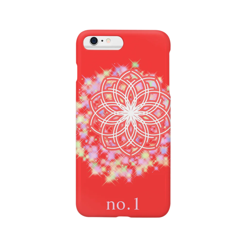 86ka factoryのNo.1　red Smartphone Case