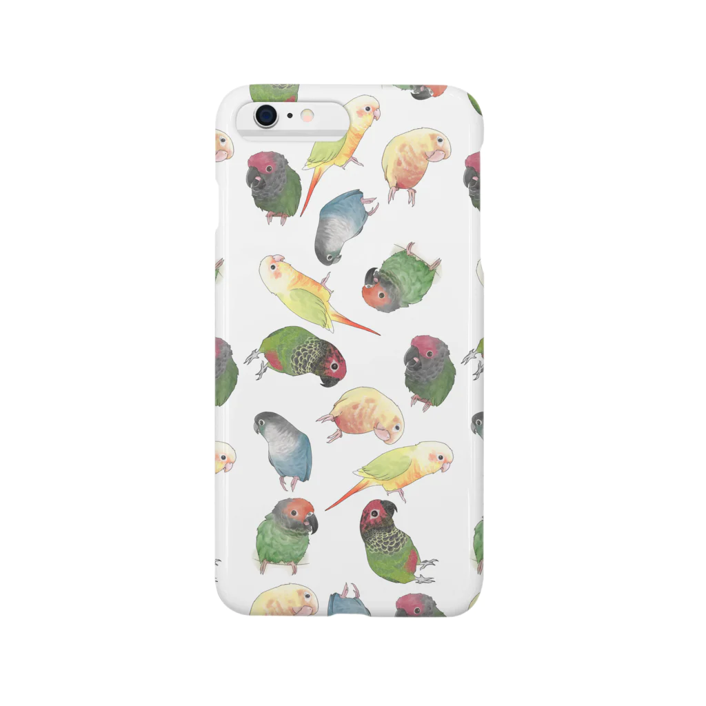 まめるりはことりのたっぷりウロコインコちゃん【まめるりはことり】 Smartphone Case