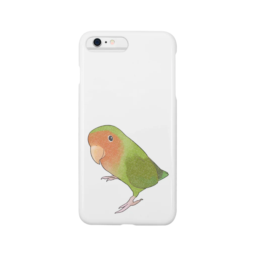 まめるりはことりの見つめるコザクラインコちゃん【まめるりはことり】 Smartphone Case