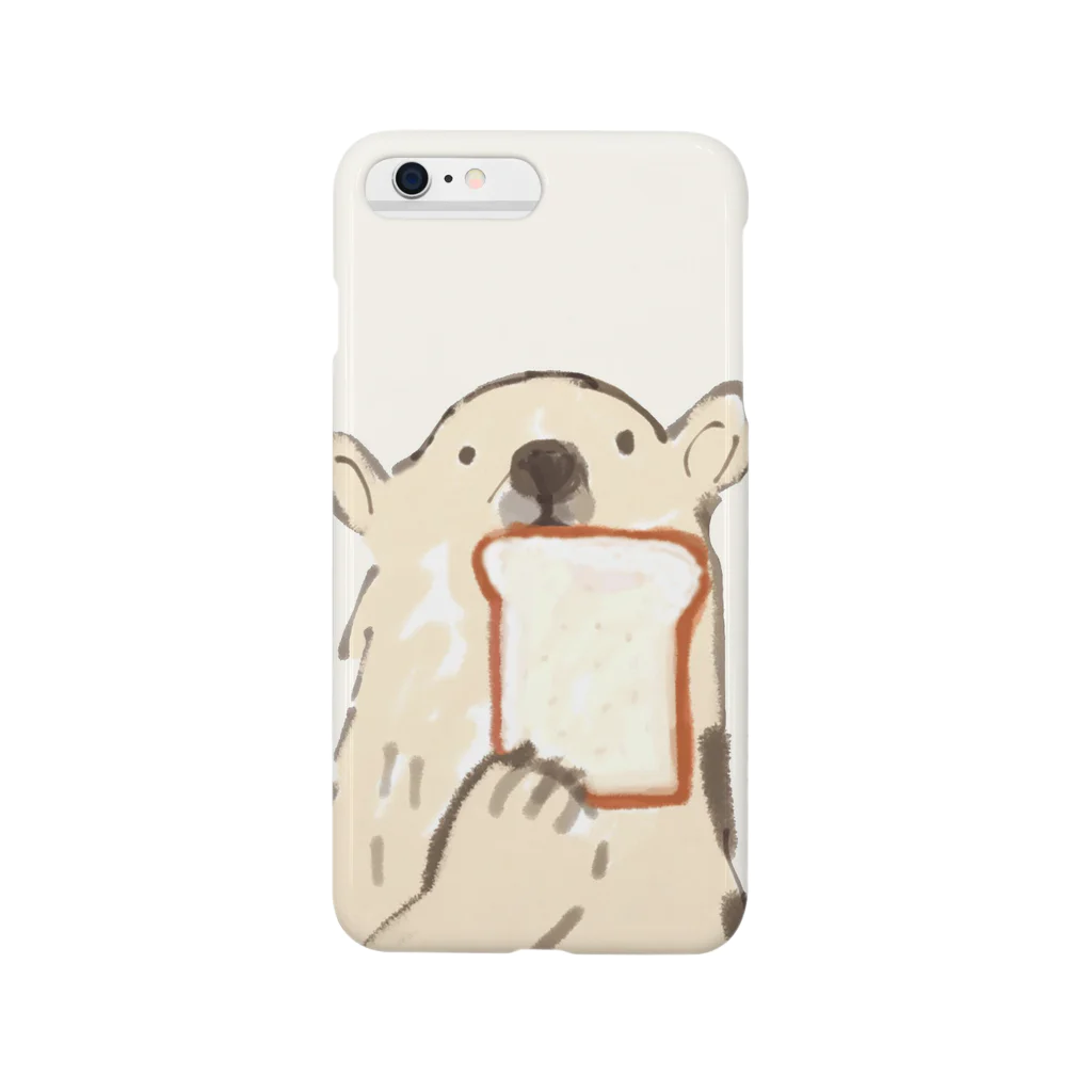 sucre usagi (スークレウサギ）の食パンとクマ Smartphone Case