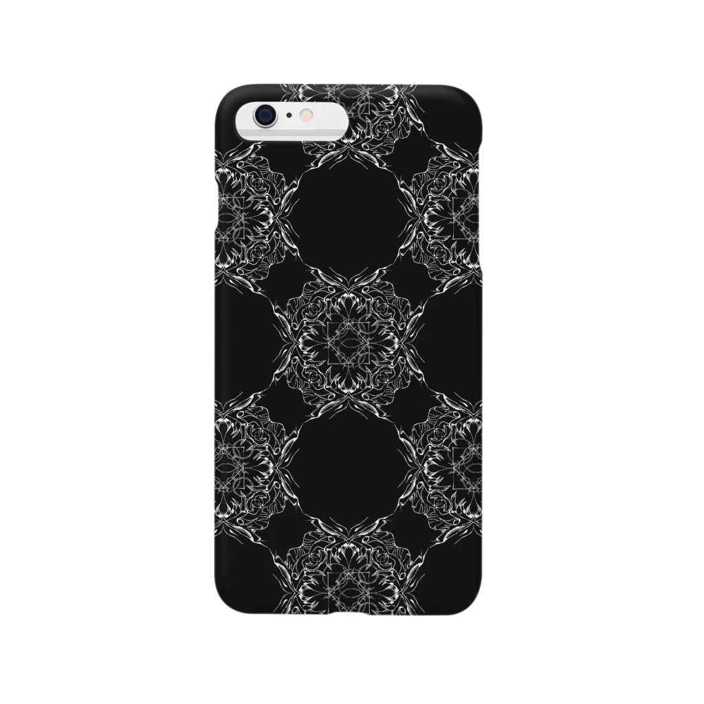 MのPattern/01/Black Smartphone Case