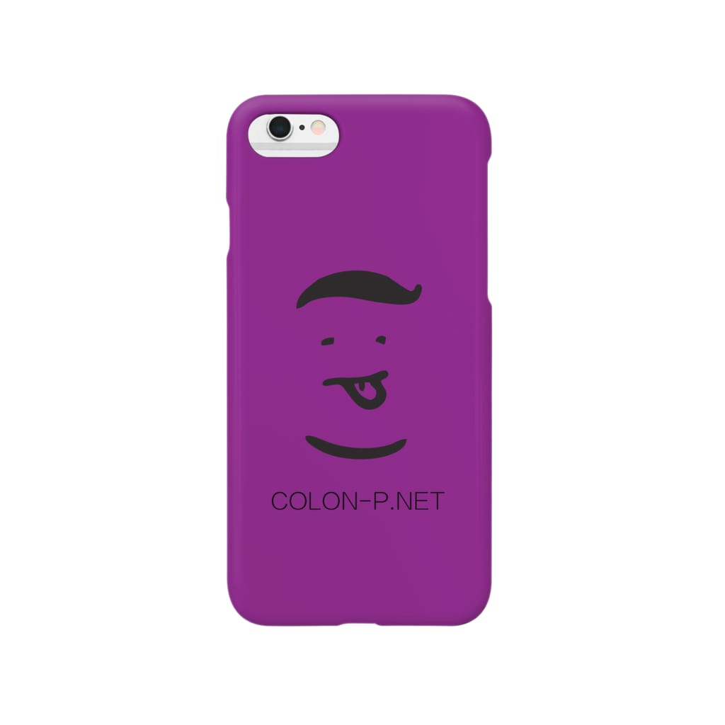colon-pのコロンピさんのiPhoneケース（パープル） Smartphone Case