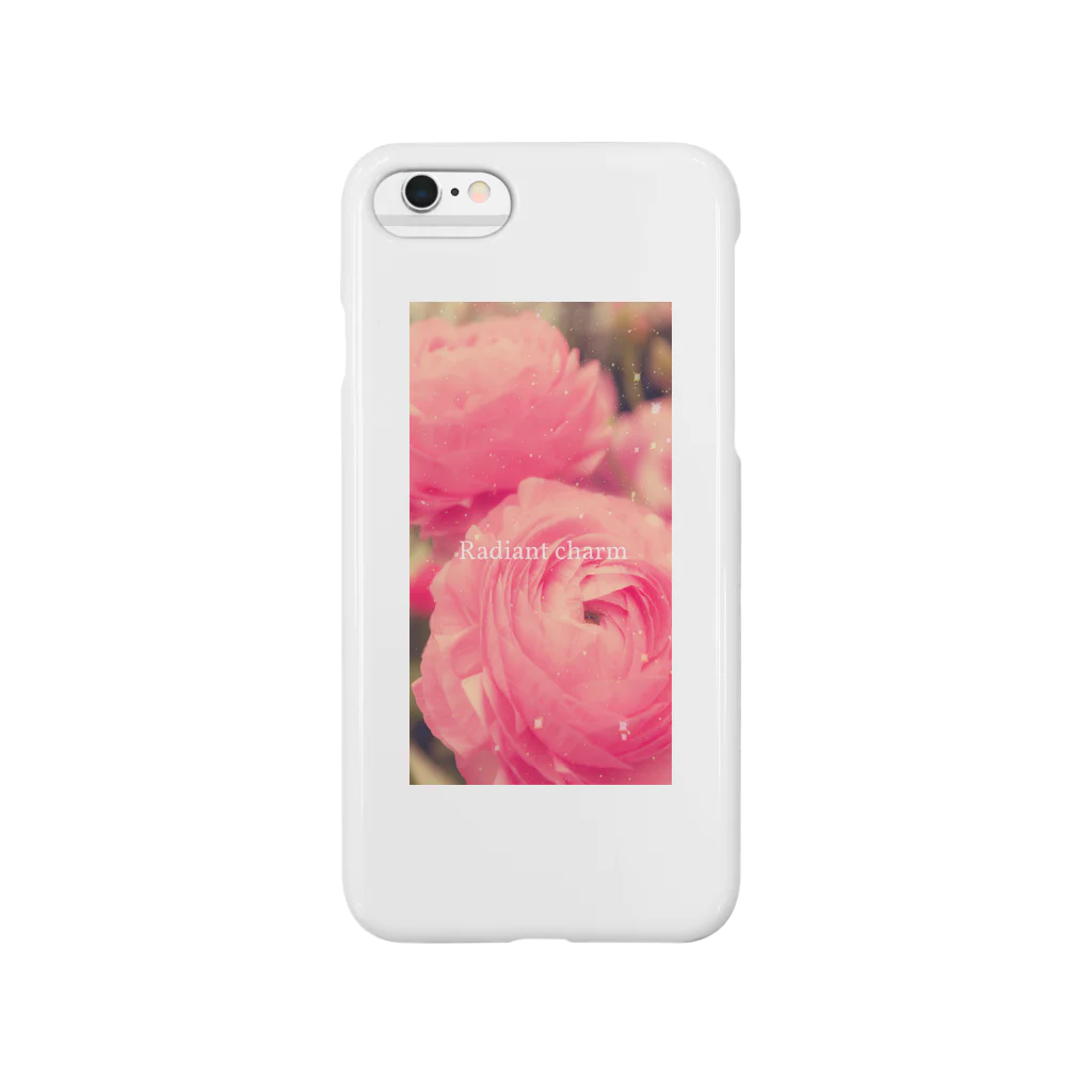 あお*のピンクのお花 Smartphone Case