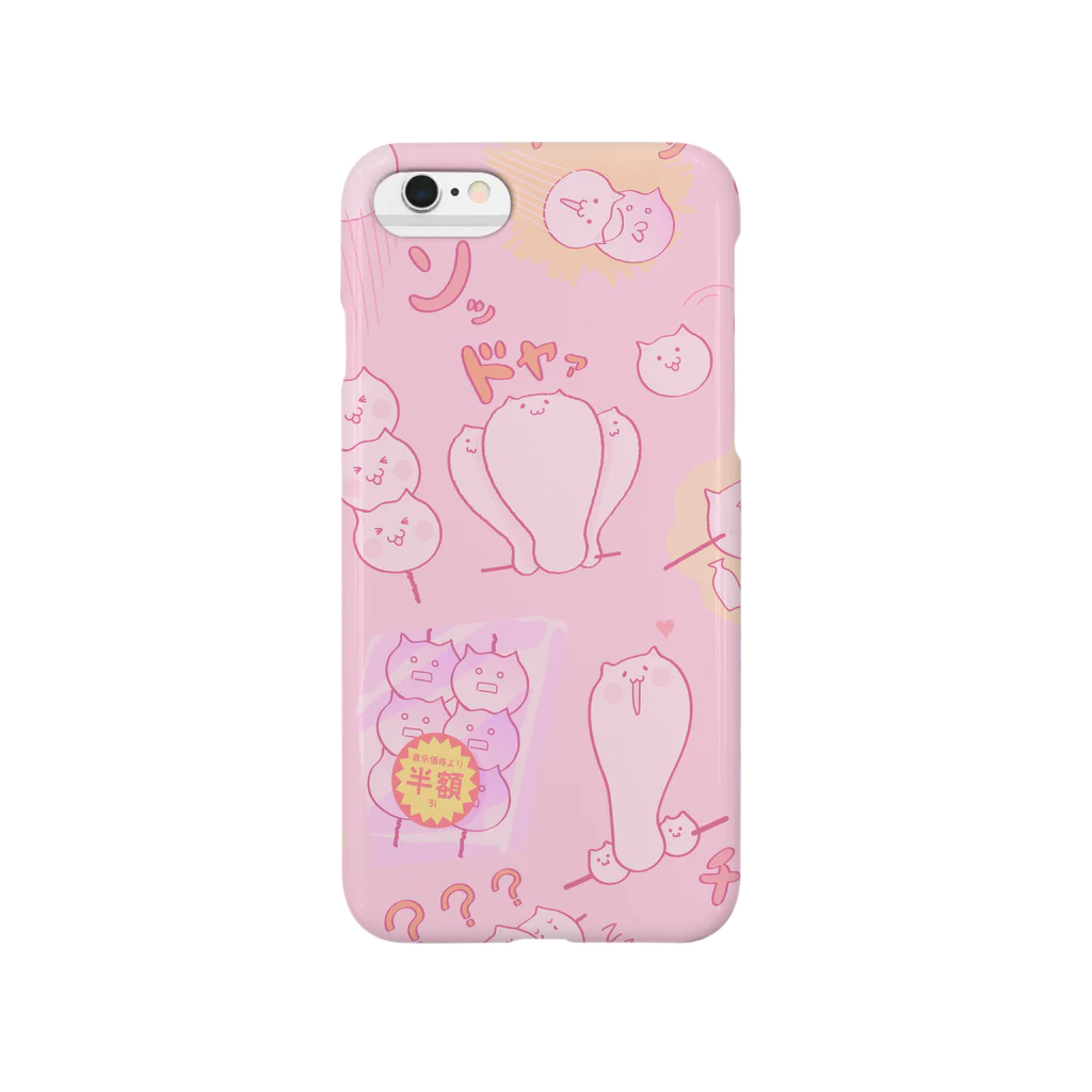 mentaro@LINEスタンプ発売中のnekodango pink スマホケース