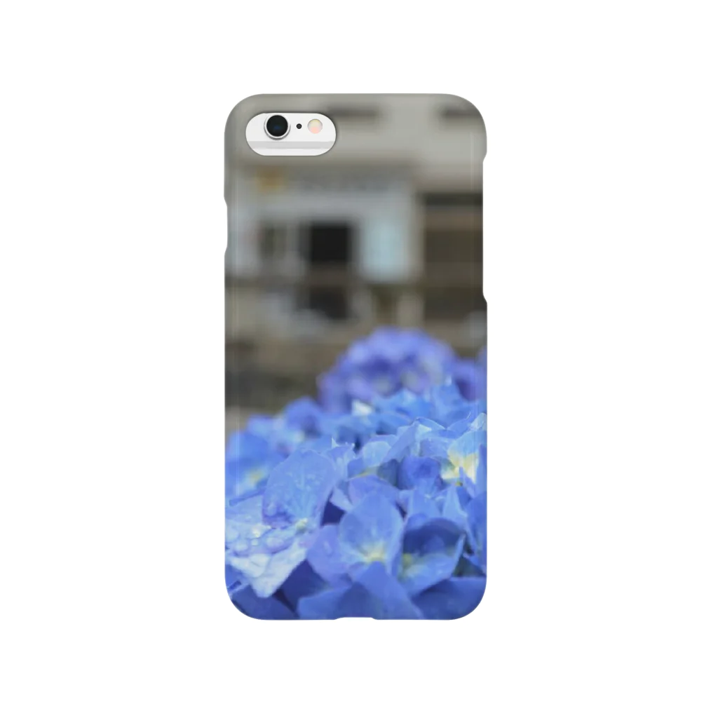 龍神堂のHydrangea (blue) スマホケース