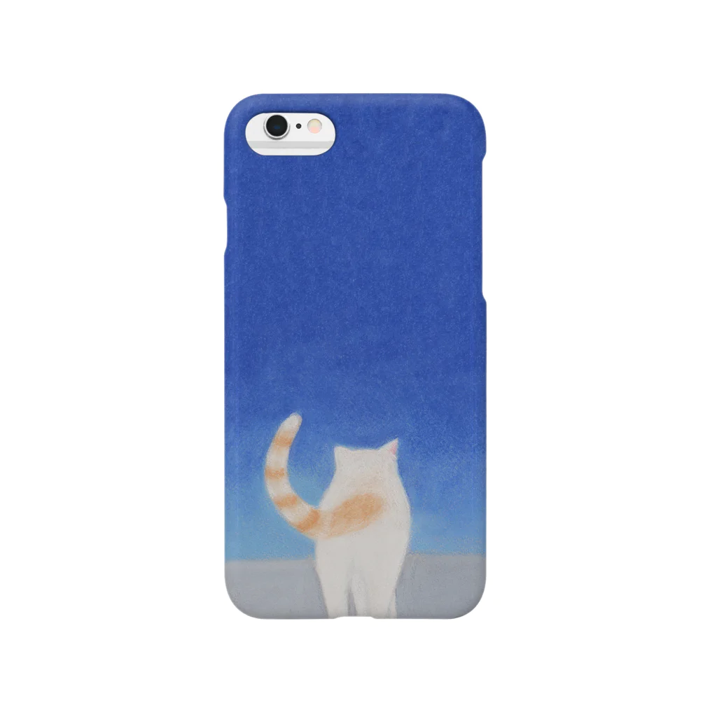 Atelier PoraのCat Blue iPhone スマホケース