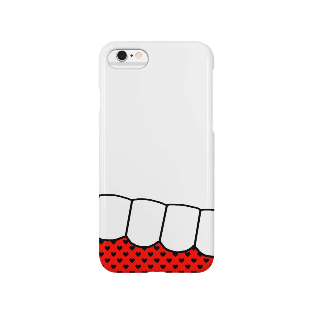 歯りきり雑貨店の歯-HA red Smartphone Case