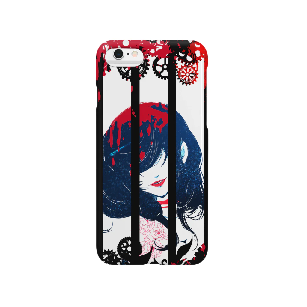 タナカミの囚われガール（ブルー） Smartphone Case