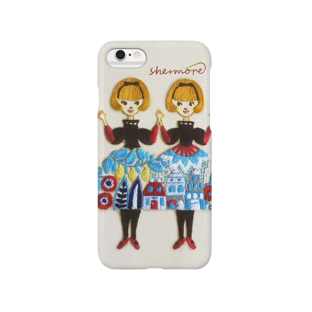 シーモア（she+more）の（iphone）「しーちゃんず」とご一緒に。 Smartphone Case