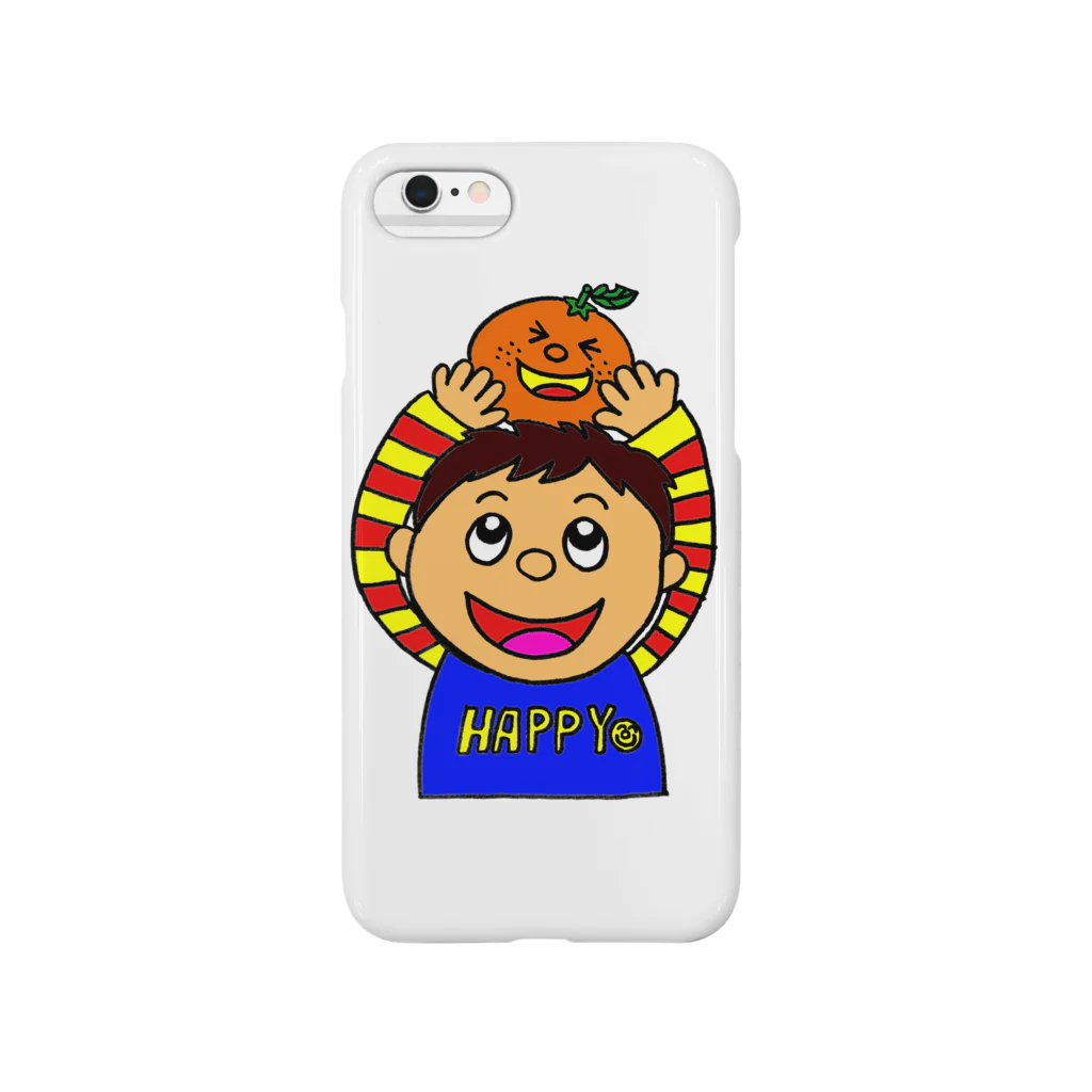 川上農園公式グッズのHAPPY BOY Smartphone Case