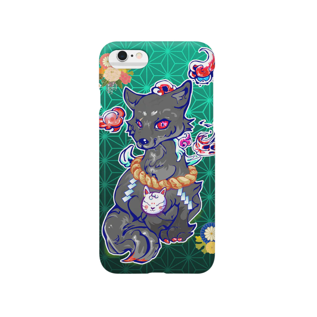 アルルの王子の狐（黒） Smartphone Case