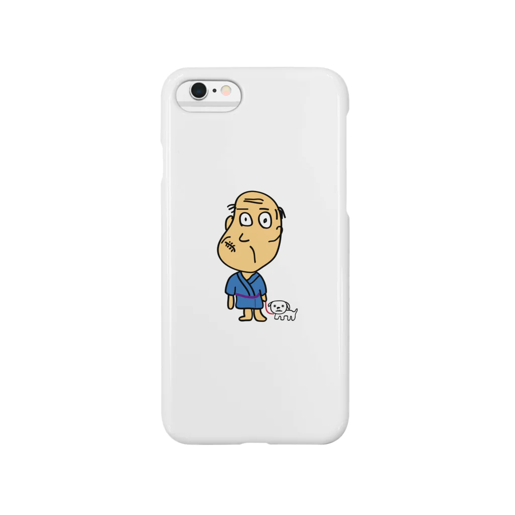 しゃくジイのみせのしゃくジイとイヌ Smartphone Case