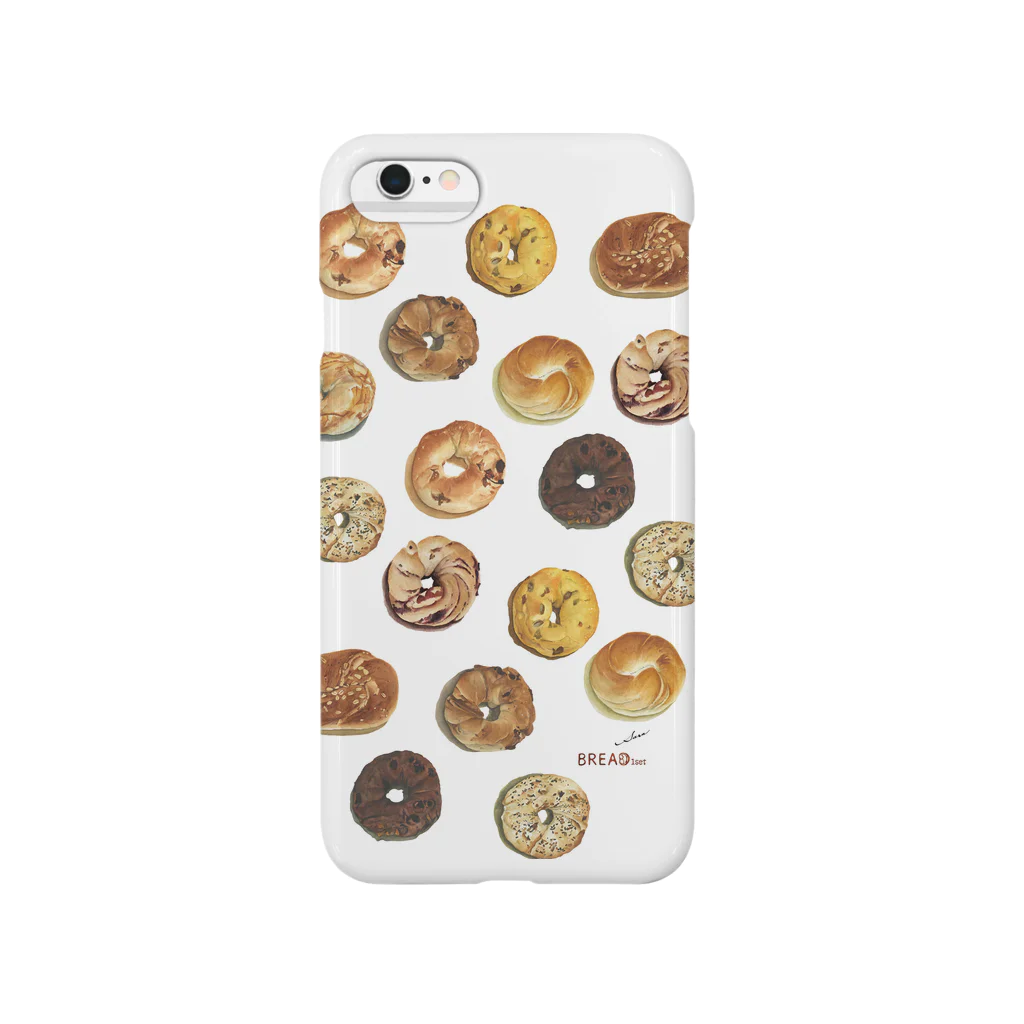  BREAD1setのベーグル Smartphone Case