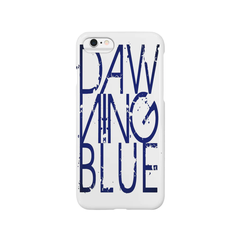 alakiのDAWNING BLUEのロゴ  スマホケース