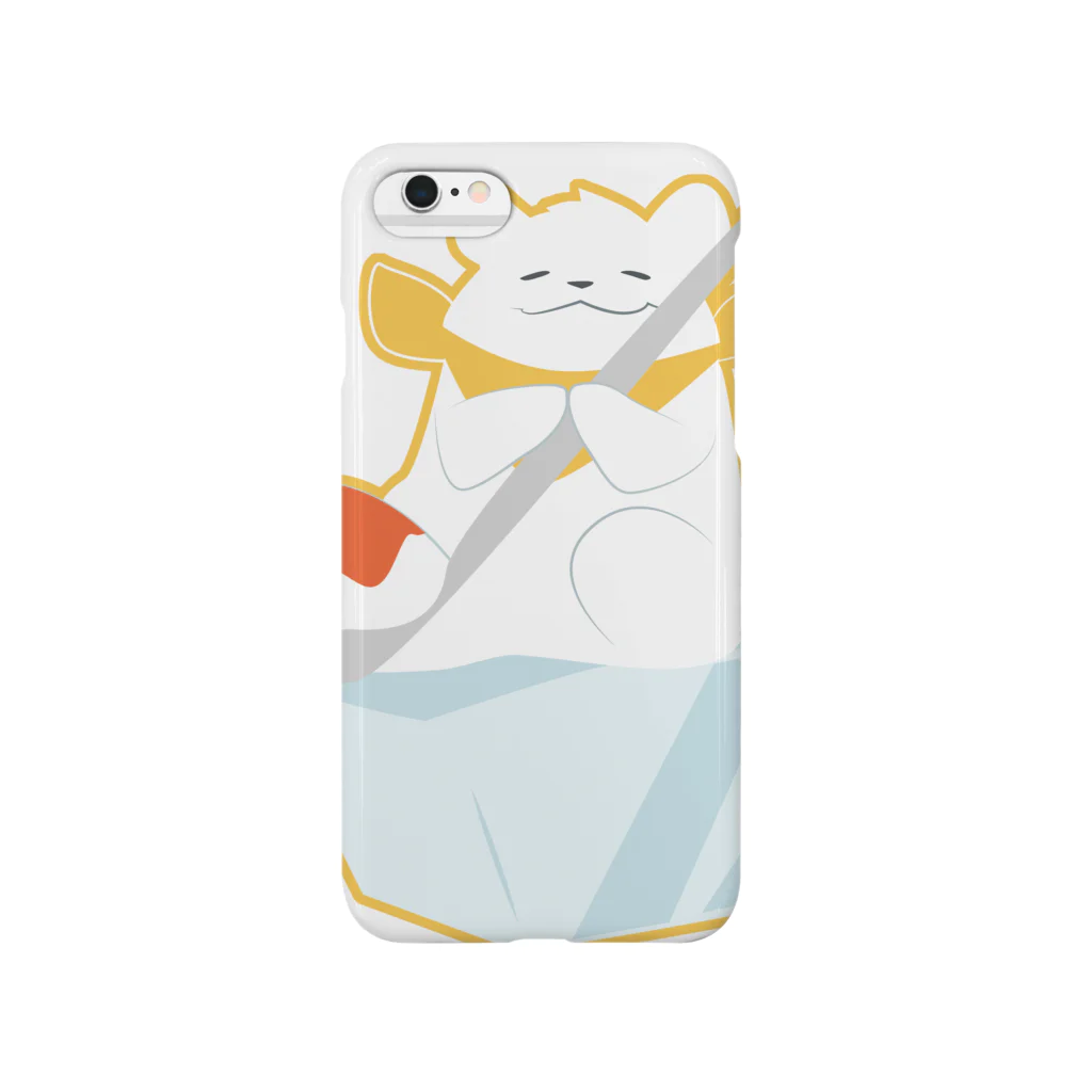 星野ねこはるのかき氷のシロクマ Smartphone Case