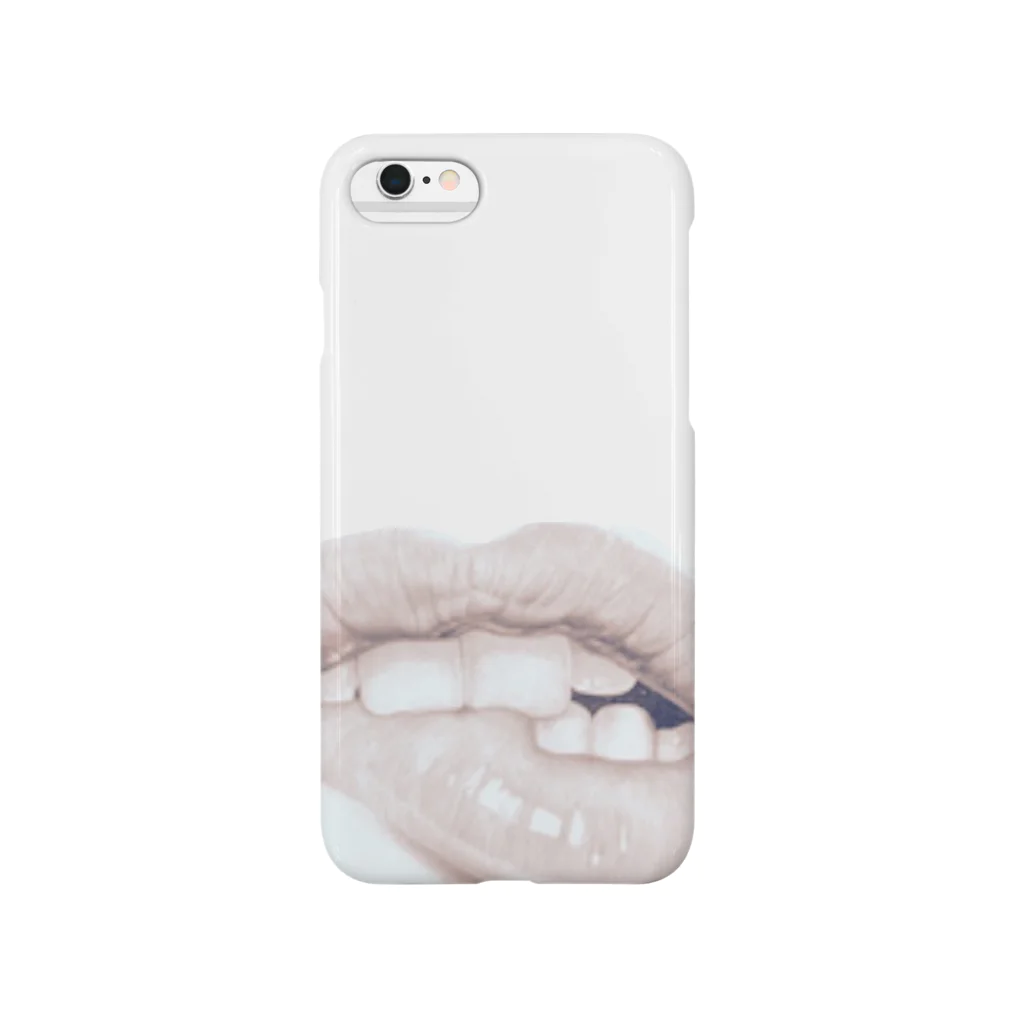 ecoのlip リップ 口 歯 フォト プリント Smartphone Case