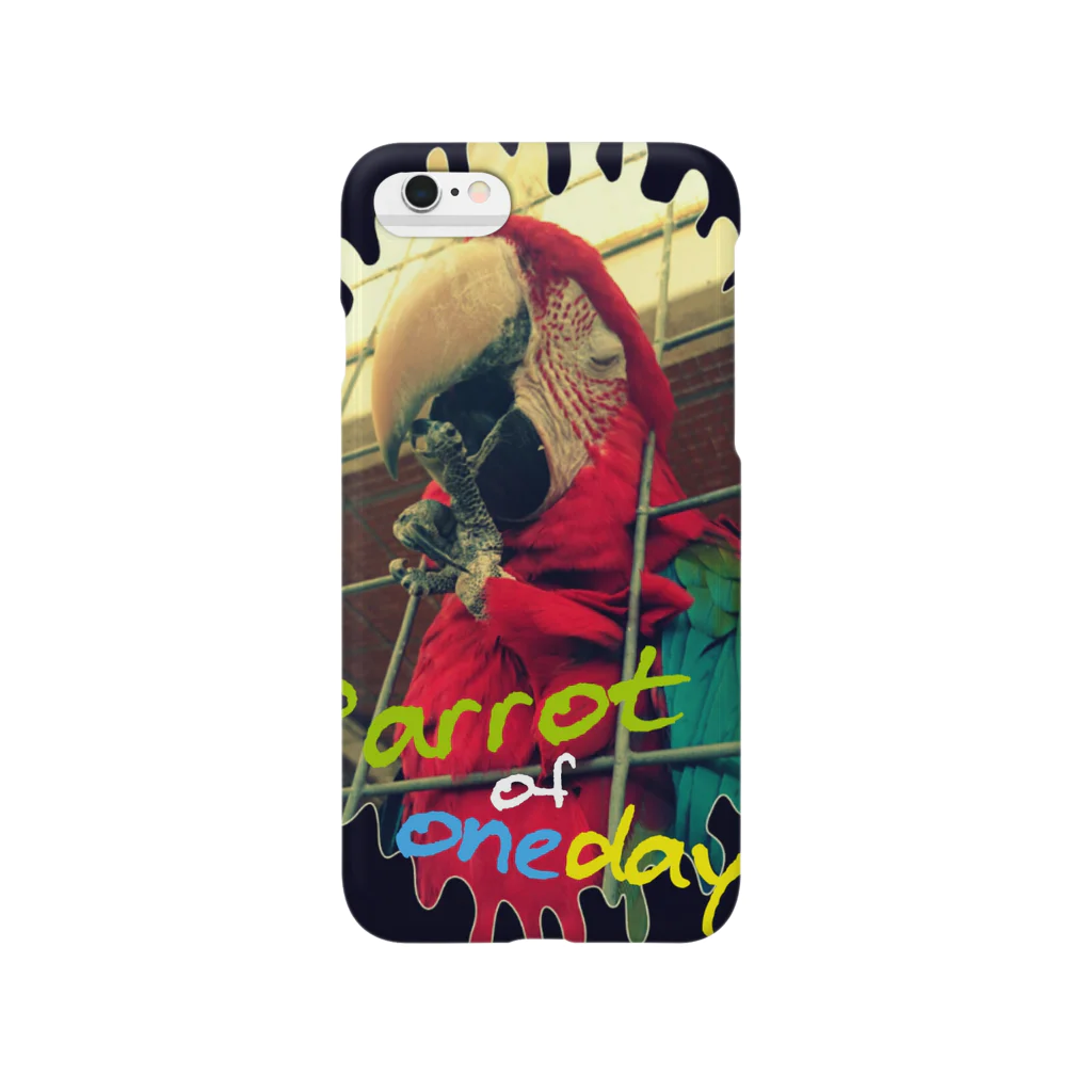 cocoblancoのparrot of one day!! スマホケース