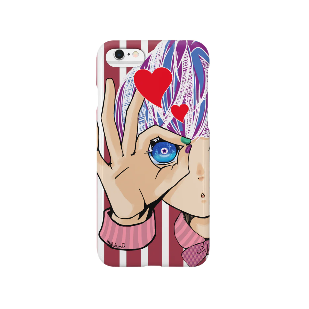 タナカミののぞいてみる？（レッド） Smartphone Case