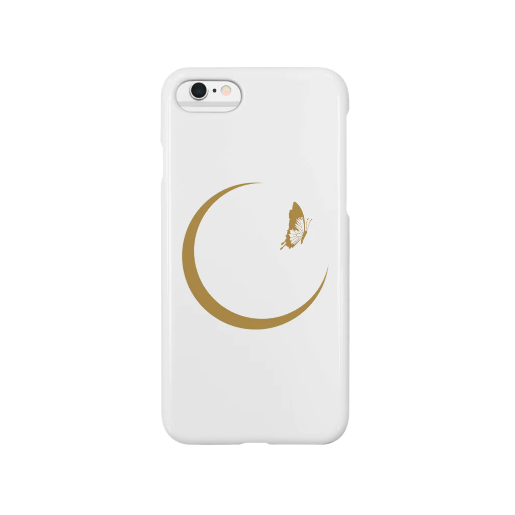 RosyPosyのMooner Butterfly (Gold) S Smartphone Case