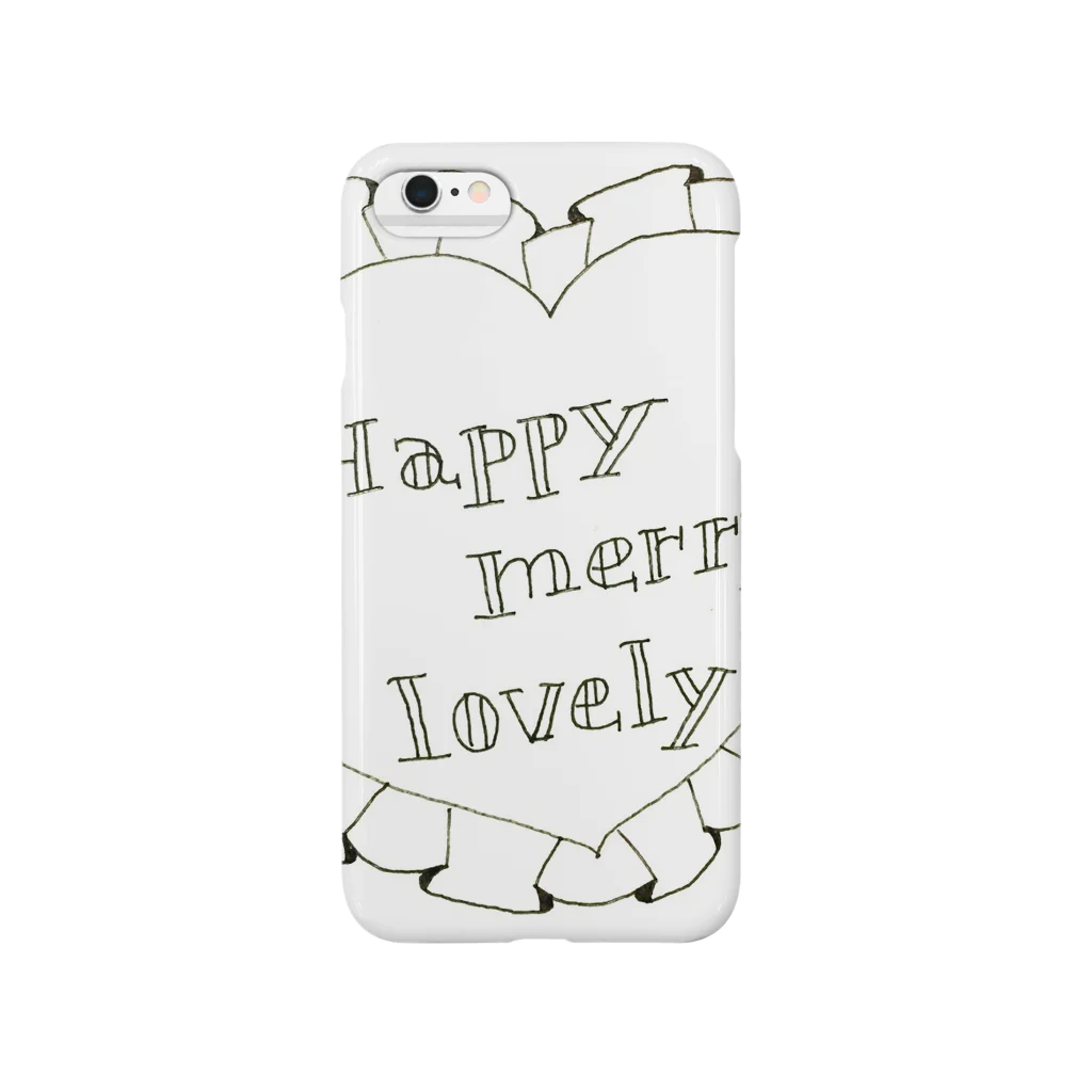 おぼこ屋のHappy merry lovely ♡ Smartphone Case