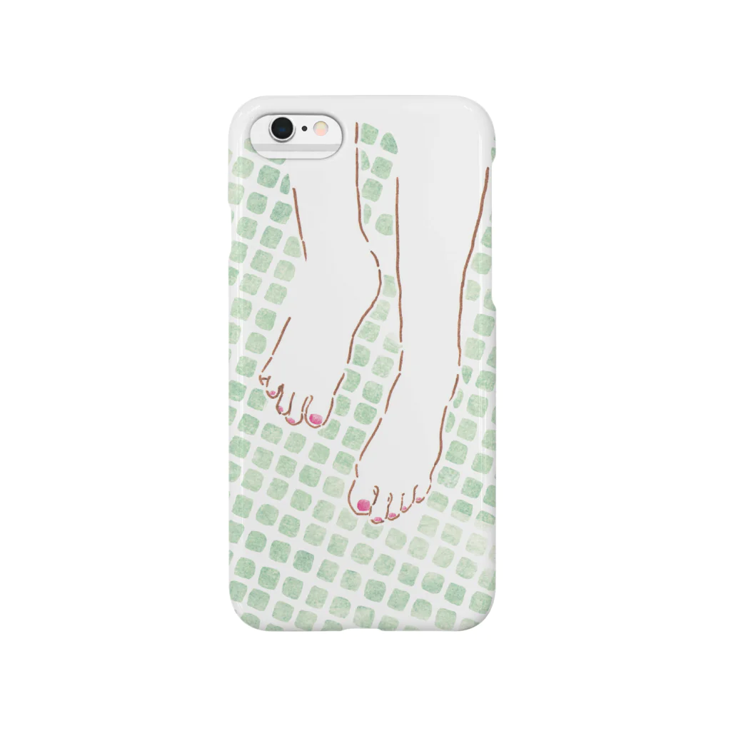 まるいいぬのBathroom(girl) Smartphone Case