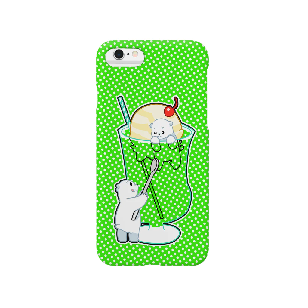 侑紀のシロクマとメロンクリームソーダ Smartphone Case