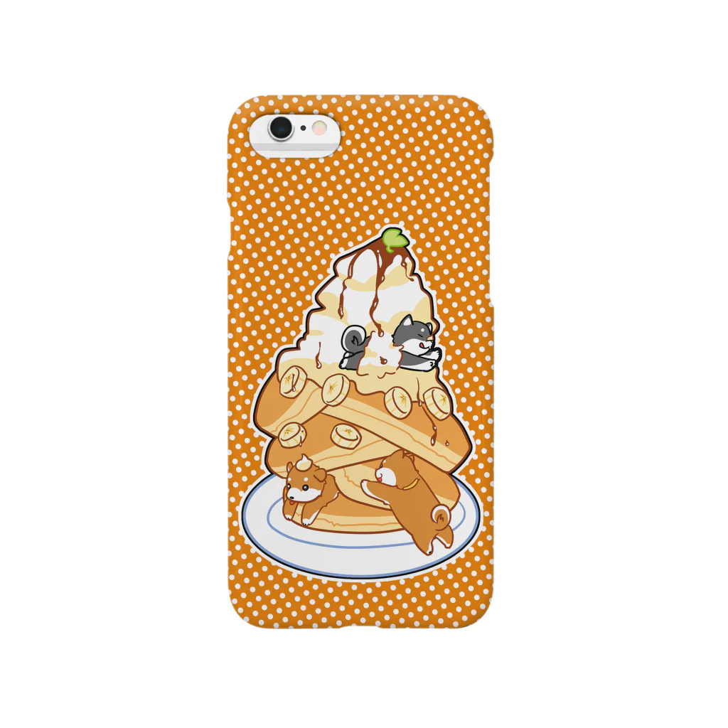 侑紀の柴犬とチョコバナナパンケーキ Smartphone Case