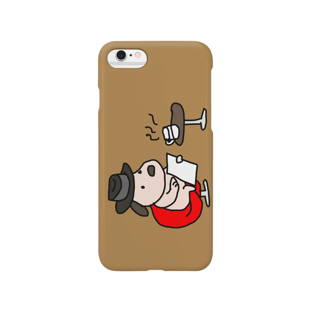 BONBONのDOG in caffe Smartphone Case