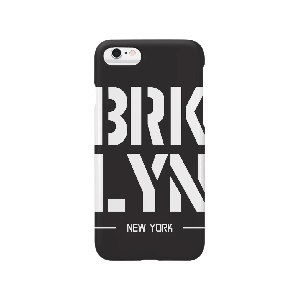 SMILE BRINGS HAPPINESSのbrklyn c/#BLK Smartphone Case