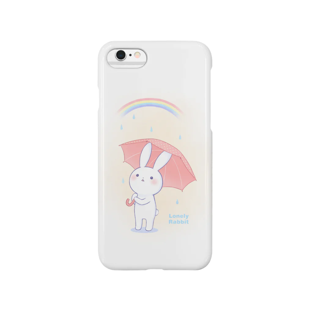 おがわゆきこの寂しがりうさぎ（雨のち晴れ） Smartphone Case