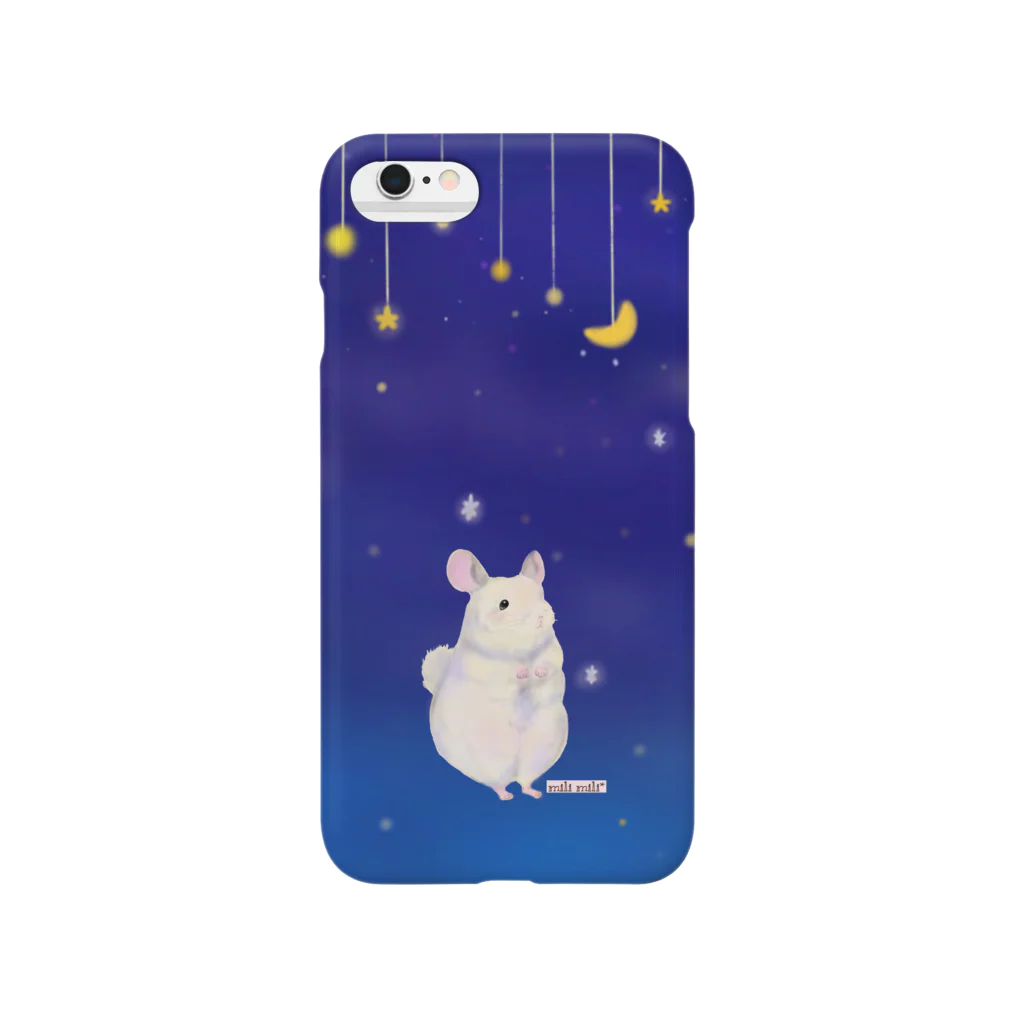 ぽこじろう雑貨店  mili mili (ミリミリ)の夢見るチンチラ Smartphone Case